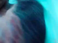 Indian cute aunty bathing and chanching sarees