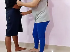 Desi XXX Nepali Indian bhabhi wake up daver and sex with him until creampie Clear Hindi Voice